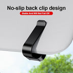 Universal Car Sun Visor Double-Layer Glasses Holder,Practical Visor Sunglasses Holder Clip,Space-Saving Car Interior Accessory,car Sunglass Holder that Can Hold Two Pairs of Glasses (White)