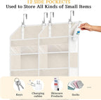 Ofiray-home Over the Door Organizer 6 Tiers, Extra Large Behind Door Storage of 12 Compartments,80 lbs Weight Capacity Hangin