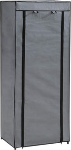 axentia Mobile Cabinet, Black/Grey, approx. 60 x 148 x 45 cm 132891