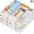 DIMJ Drawer Organizer Clothes, 30 Pack Dresser Organizer, Foldable Closet Organizers and Storage, Fabric Dresser Bins, Drawer