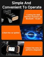 OBD2 Scanner,THINKCAR 641 Wireless Car Scanner Diagnostic Tool,Auto Scan Tool ABS/SRS/Transmission/Engine,2026 10 Resets Code