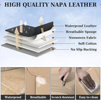 Coverado Car Seat Covers Full Set, Seat Covers for Cars, Beige Car Seat Covers Front Seats and Back Car Seat Protector Waterp