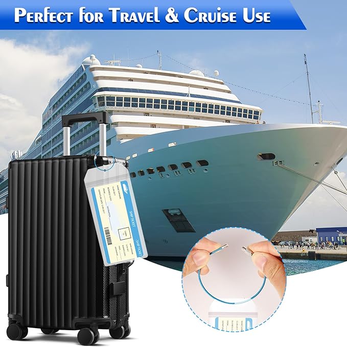 Cruise Essentials 2026-22 Pcs Cruise Must Haves Kit with Cruise-Safe Non-Surge Power Strip, Magnetic Hooks, Luggage Tags, Lan