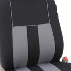FH Group Car Seat Cover Front Set Striking Striped Car Seat Covers with Front Seat Covers and Rear Split Bench, Universal Fit