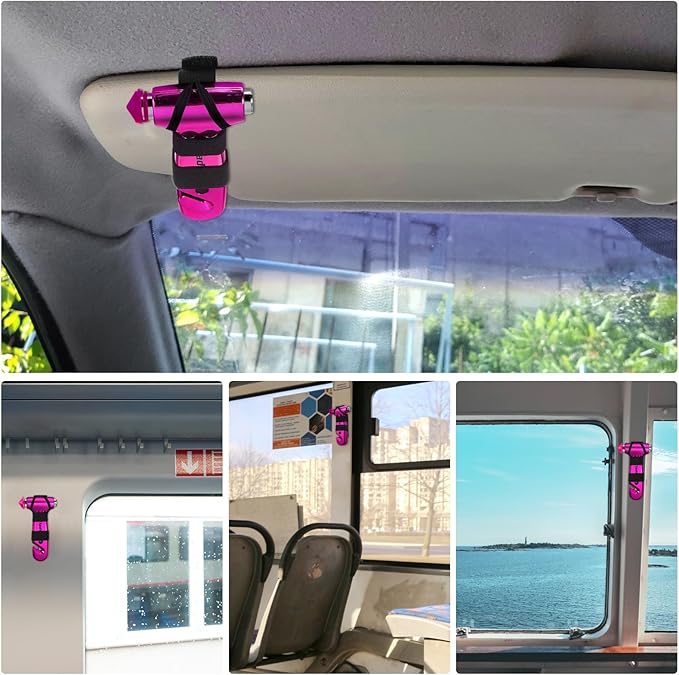 Window Breaker, 3-in-1 Emergency Escape Tool with seat Belt Cutter and Glass Breaker, Safety Emergency Car Escape Tool for Ca