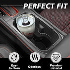 Muslogy Center Console Cup Holder Inserts Compatible with 2025 2026 Nissan Kicks Accessories Middle Console Armrest Front Drink Stopper Non-Slip Silicone Rubber Organizer Drink Cup Holder Organizer