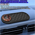 Multifunction Car Anti-Slip Mat, Rotatable Vehicle Phone Holder with Temporary Parking Number, Universal Auto Dashboard Organ