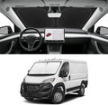 Custom Fit Windshield Sun Shade for RAM ProMaster 2014-2026, Blocks UV & Heat, Front Window Sunshade Accessorie, Easy Fold & Store Keep Your Car Cooler