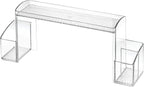 iDesign - 43130 Med+ Plastic High Rise Bathroom Medicine Cabinet Organizer, for Vanity, Prescriptions, Toothbrushes, Toothpas