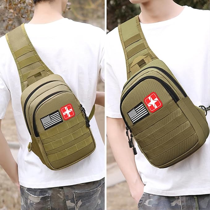 Survival Kit, First Aid Kit Survival Gear and Supplies Emergency Kit with Bug Out Bag Tactical Military Grade Molle IFAK for 