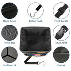 Car Trash Can – Multi-Purpose, Lightweight and Portable with Durable Water-Resistant Coating, No Installation Required, Practical and Ample Capacity, Variety of Colors.Rose Flower