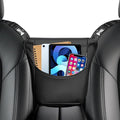 FLORICH Hanging Organizer Storage Between Seats, Premium Leather Headrest Hanging Storage Bag Front Seats, Barrier of Backseat Pet Kids