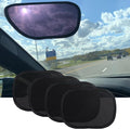 Miniature Static Cling Car Window Shades, Removable Tint for Car Windshield Covers Blocks Sun Glare Patch Sun Screen Car Sun Shade for Side Window Baby, Driver Window Sunshade, Glare Visor 4 Pack
