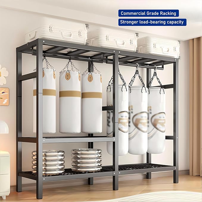 Foldable Portable Closet Wardrobe On Wheel, Load 2000lbs, Portable Wardrobe Closet, Heavy Duty Clothes Rack, Garment Racks fo