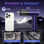 Handheld Car Vacuum Portable Cordless,18000PA High Power Vacuum Cleaner with Brushless Motor.7 in 1 Mini Hand Held Vacuum Rec