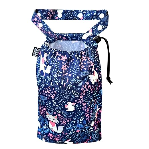 Cute Hanging Car Trash Garbage Bag 100% Leakproof Waterproof Multipurpose for Car Back Front Seat Console with Hanging Strap (Jungle Animal)