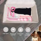 Locking Adult Game Toy Storage Organizer Lock Box Toy Storage Bins Women and Men Game Toys Storage Bags with 4 Drawstring Bag