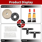 51072-54 Headlight Headlamp Motor Repair Kit with Fix Brass Gear Compatible with 2000-2004 Corvette C5 1993-2002 Firebird Tra