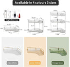 YCIA&DONE Corner Bathroom Counter Organizer, Makeup Organizer for Vanity, Skincare Cosmetic Perfume Tray, Corner Countertop S