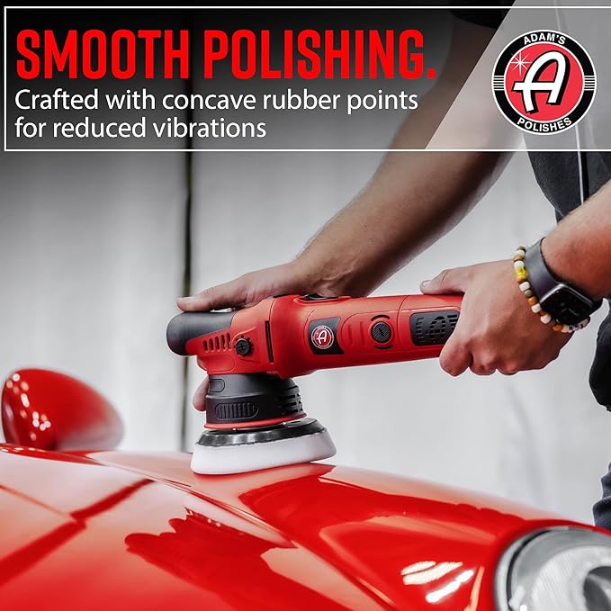 Adam's 9mm Dual Action Car Polisher - Buffer Car Scratch Remover for Car Detailing