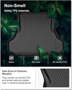 KIWI MASTER Cargo Mat for 2011-2023 Dodge Charger/Chrysler 300, Custom Fit All Weather Rear Cargo Liner, Heavy Duty TPE Tray Trunk Mat, Black