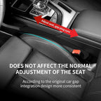 2PCS Car Seat Gap Filler,Super Flexible Car Side Seat Gap Filler CCar interior Accessories,Universal Car Organizer Between Seats for Tightly Filling Seat Gaps(Carbon Fiber/2PCS)…