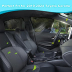 XCBYT Car Window Shades for 2019–2024 Corolla Sedan (Not for Hatchback/Touring/Cross), 4PCS Side Window Sun Shades, Breathable Mesh UV Protection for Baby, Privacy & Heat Insulation