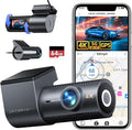 4K Dash Cam Front and Rear, 5G WiFi & GPS & 64GB Card, 1.5" IPS Display Dash Camera for Cars, 4K+1080P Dual Car Dashcam with 