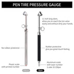 SAFELIFE Tire Pressure Gauge Dual Head Truck Tire Pressure Gauge 10-150PSI, Heavy Duty Stainless Steel Tire Gauge with Two-Sided Aluminum Scaleplate for Cars Trucks RV Van 2 Pack