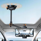 Car Phone Holder for Windshield Window Video Recording Vlogging Filming, Multi-Angle Adjustable & Rotatable & No Swiveling Car Phone Mount for 4.7"-6.9" iPhone 16 15 14 Samsung S25 Ultra
