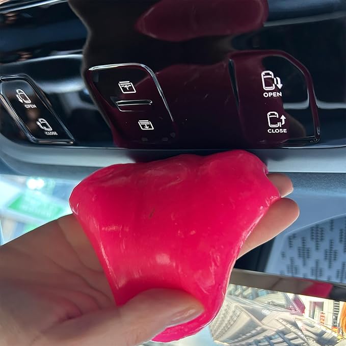 3-Pack Car Cleaning Gels Car Interior Cleaner Putty Slime Auto Detailing Tools Universal Dust Removal Cleaning Kit for Car Ac