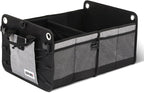 DNA Motoring Trunk Organizer for Car, 70L Large Capacity Foldable Trunk Organizer, Multi Compartment Car Trunk Organizer