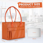 File Tote Bag, Portable File Organizer Box Hanging Filing Box Desktop File Folder Document Storage Organizer with Pockets and