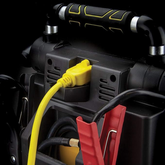 Stanley J5C09D 1200 Peak Amp Automotive Jump Starter, Portable Power - 2.1A/10W USB Port, 120 PSI Air Compressor