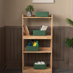OIASKET 4 Pack Small Storage Shelf Baskets for Organizing, Mini Woven Rope Storage Bins for Towels, Cute Decorative Closet Or