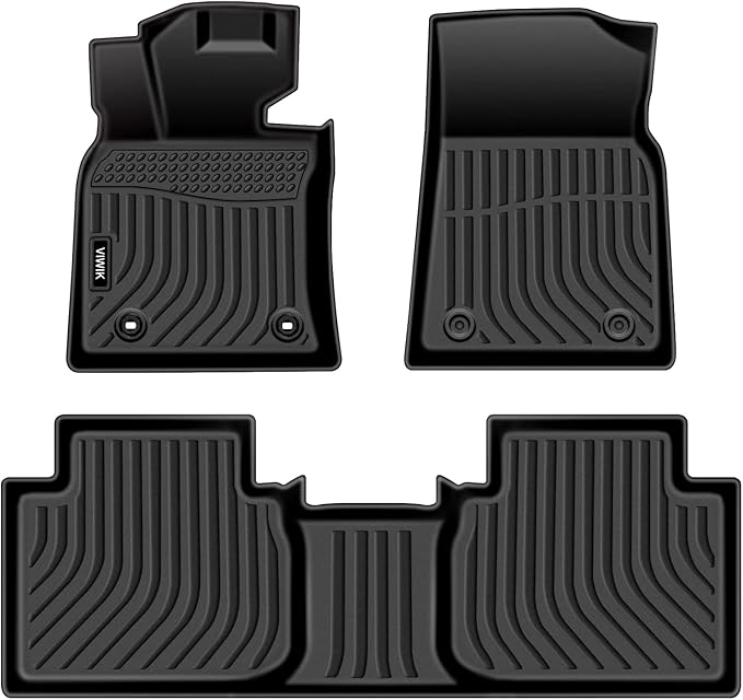 VIWIK Floor Mats for Toyota Camry 2018-2024 (Not for Hybrid), Car Mats All Weather Protection Custom Floor Liners Front & Rear, Car Accessories for 2018-2024 Camry Odorless Non-Slip