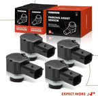 A-Premium 4-PC Rear Reverse Backup Parking Assist Sensor Compatible with Ford & Lincoln Models - Fusion 2010-2012, Edge 2011-