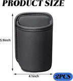 2PCS Large Car Door Cup Holder, Multifunctional Storage Bag Trash Can, Clip On Backseat Pocket Beverage Holder, Waterproof