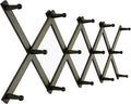 SKOLOO Hat Rack for Wall with 14 Hooks, Solid Wooden, Modern, Expandable Coat Rack Wall Mount for Coats, Hats, Bags, Baseball