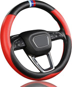 Customized Auto Car Steering Wheel Cover for BMW X1,X2,X3,X4,X5,X6,X7,i3,i4,i5,i8 535i 740Li 335i M3 M4 M5 Z1 Z3 Z4 Z5 Mini (