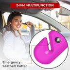 Swiss Safe 5-in-1 Emergency Car Safety Hammer – Car Window Breaker & Seatbelt Cutter, Heavy-Duty Escape Tool for Vehicle Emer