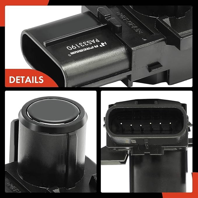 A-Premium 4-PC Reverse Backup Parking Assist Sensor Compatible with Select Toyota & Lexus Models - Land Cruiser 2013-2015, RX