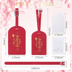 Amylove Bulk Luggage Tags Wedding Favors Adventure Begins Luggage Tags for Guests Travel Tag for Suitcase Bridal Gift 24 Pack