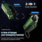 Window Breaker and Seatbelt Cutter Keychain,2 in 1 Car Safety Hammer Glass Break Under Water,Emergency Window Punch Escape To