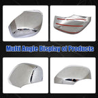 FZJDSD Rearview Mirror Guard Covers ABS Chrome Compatible with Infiniti QX56 QX80 5.6L 2013-2023