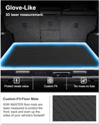 KIWI MASTER Cargo Trunk Mat for 2010-2024 Toyota 4Runner OEM Replacement PT218-89112 All Weather Rear Tray Trunk Liner TPE Slush Mats Black (NO 3rd Row Seats)