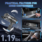 KMM Handheld Car Vacuum Cleaner, 16000PA Air Duster & Vacuum Cleaner, 120W High Power Hand Held Vacuum Cordless, Portable Vac