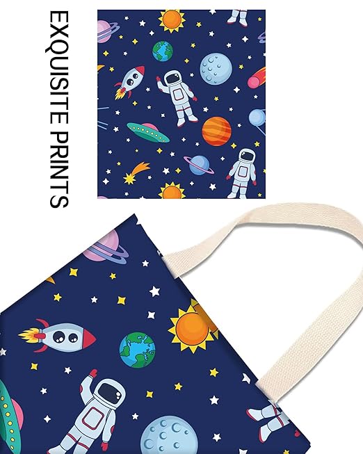 Car Trash Can, Durable Hanging Car Trash Garbage Bag, Cute Automotive Garbage Cans Organizer, Cute Blue Astronauts