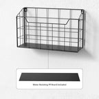 Univivi Wall File Organizer Hanging File Holder Magazine File Holder Desktop File Organizer for Document Paper Mail Home Offi