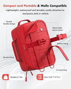 Senvok Large First Aid Kit for Car, Home & Travel - Emergency Survival Kit with Zip Stitch Wound Closure and Molle Pack Pocke